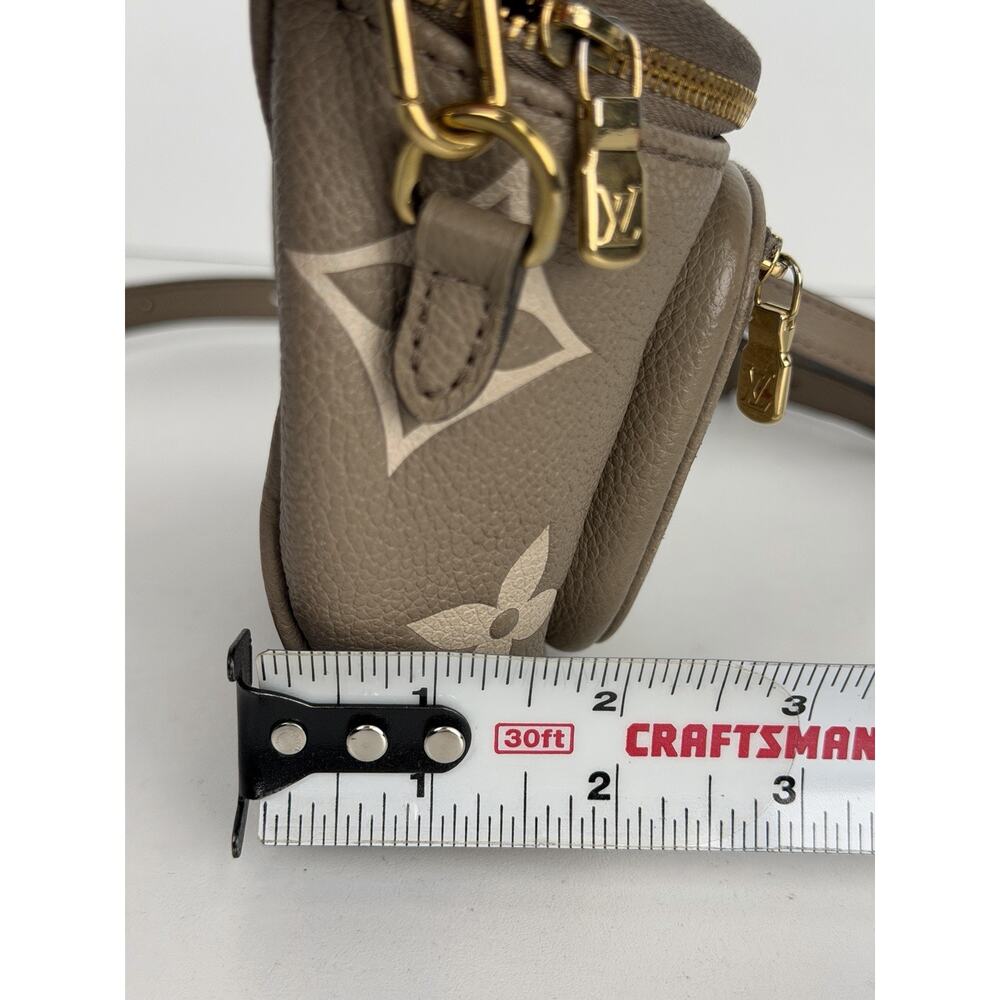 Louis Vuitton Empreinte Mini Bumbag in Tourterelle and Cream Leather NFC U1 - Picture 14 of 16
